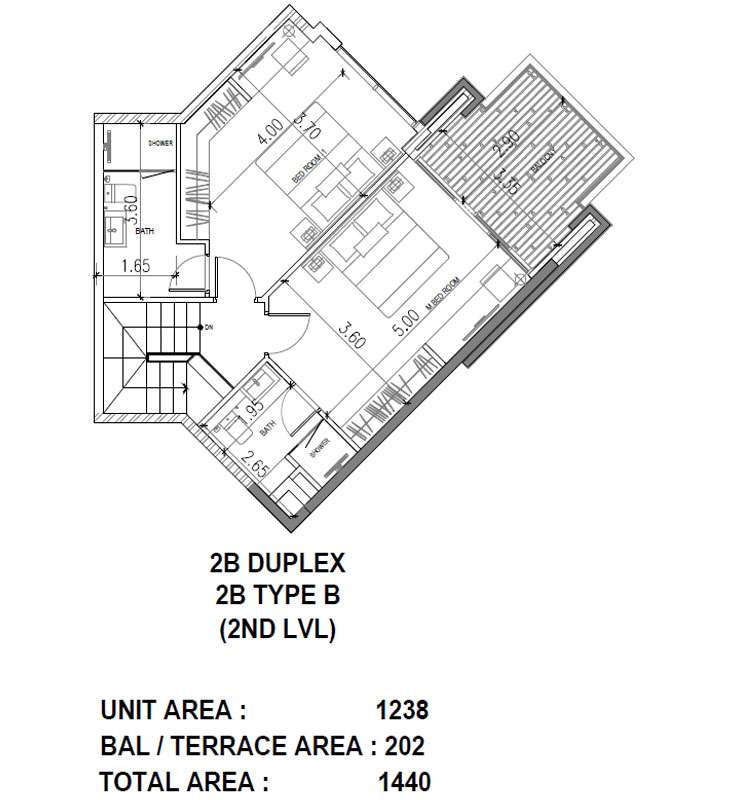 2B Duplex, Type B, Level 2nd