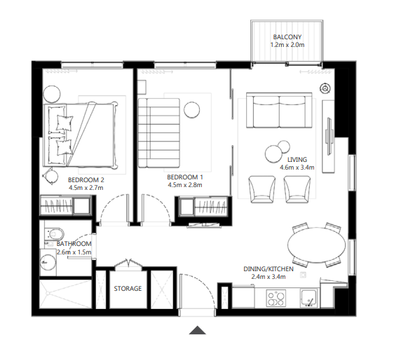 2BR Floor Plan_c623ad9b750d639509cf64fdc15d6a82