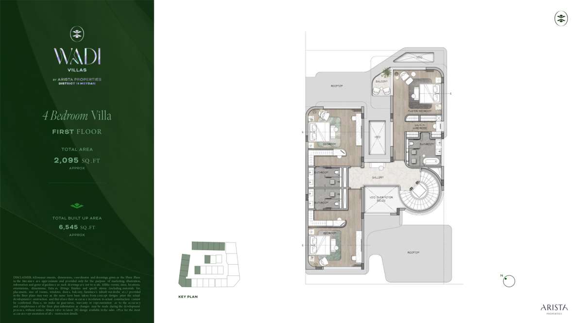 4 Bedroom, First Floor