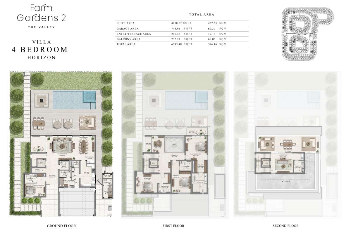 4 Bedroom, Horizon