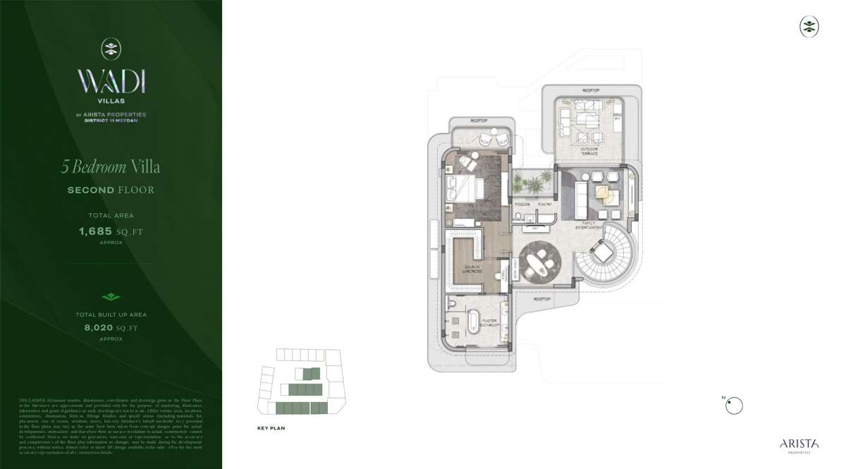 5 Bedroom, Second Floor