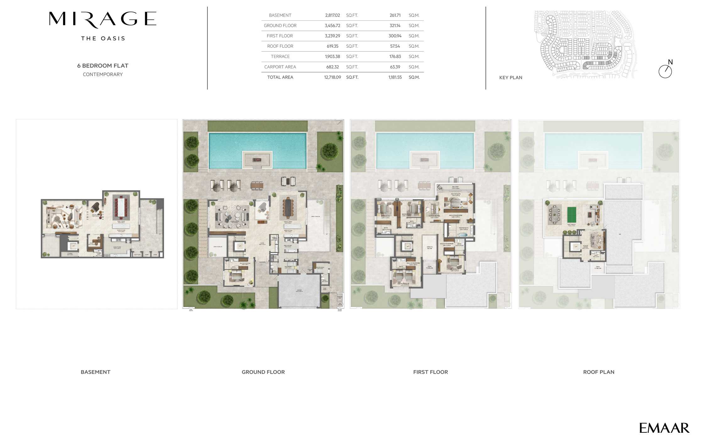 6 Bedroom, Contemporary - Flat