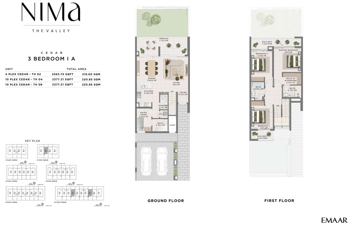 Nima by Emaar | Luxury 3 & 4 Bedroom Townhouses |The Valley | Dubai