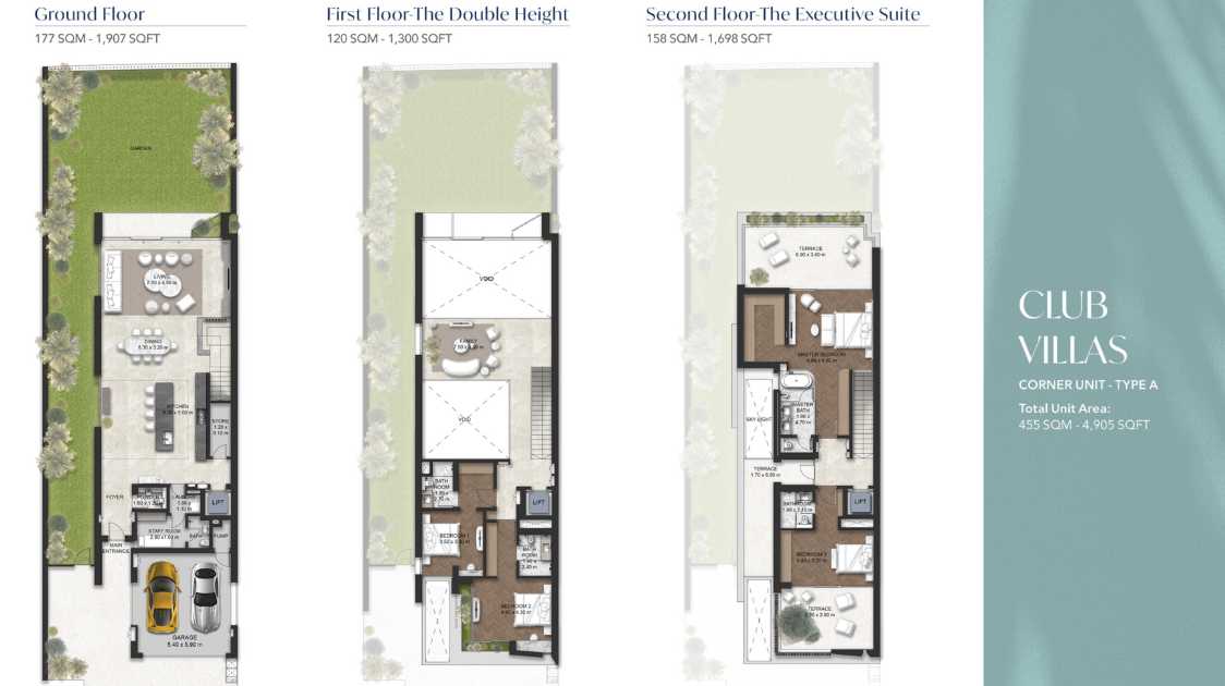 Club Villas - Corner Unit Type A