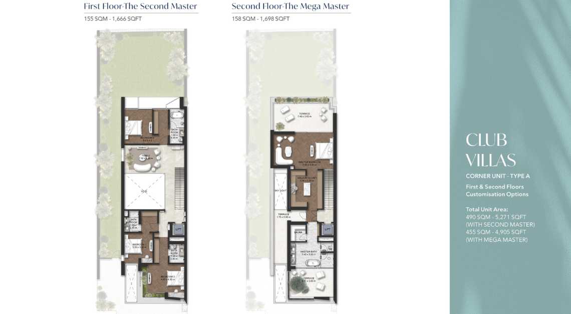 Club Villas Corner Unit - Type A