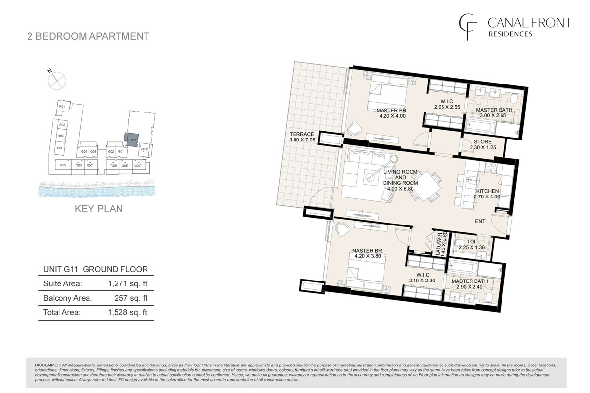 11151_G11, 2 BR , LEVEL GROUND