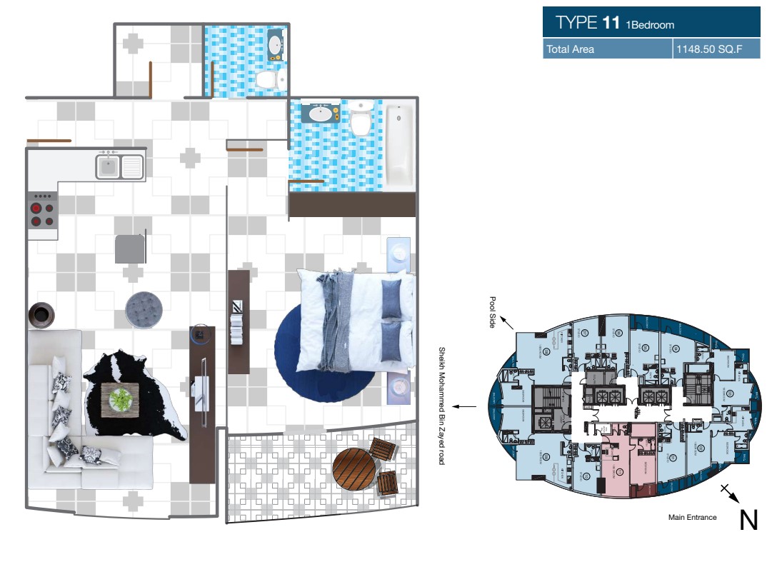 O2 Project Floor Plan Apartments for sale in O2 Tower