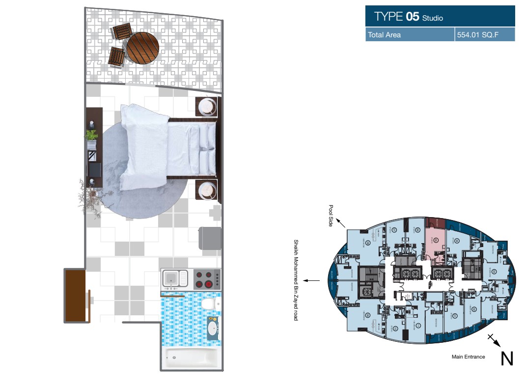 O2 Project Floor Plan Apartments for sale in O2 Tower