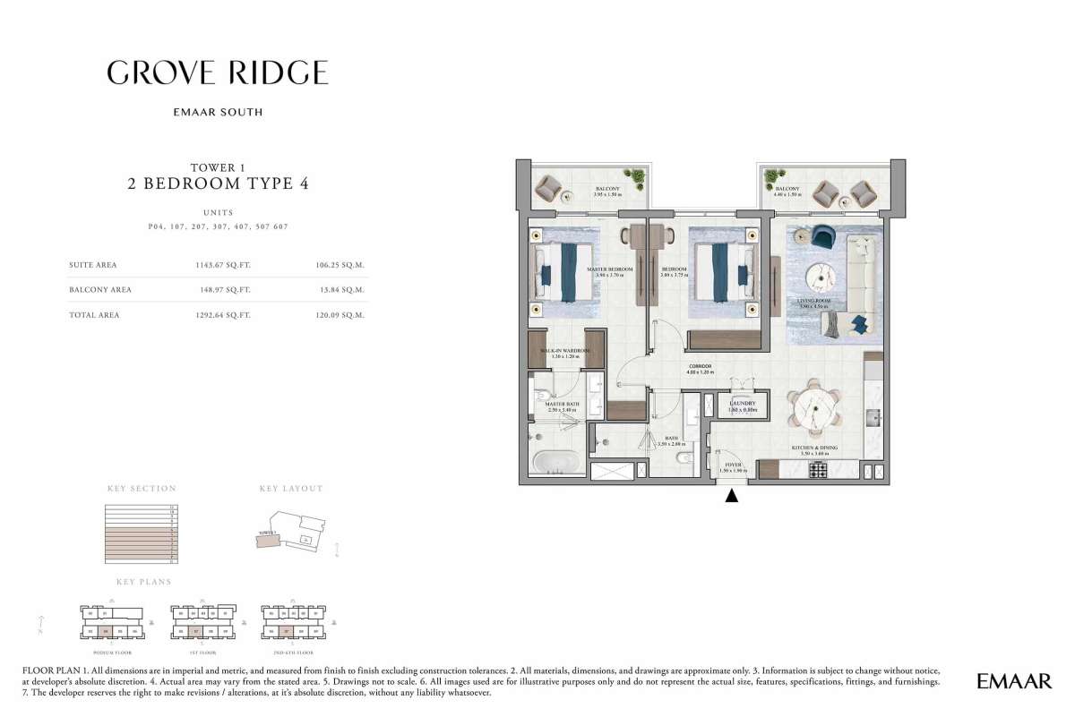 Podium Floor-6th Floor (Type 4-Unit-P04-607)