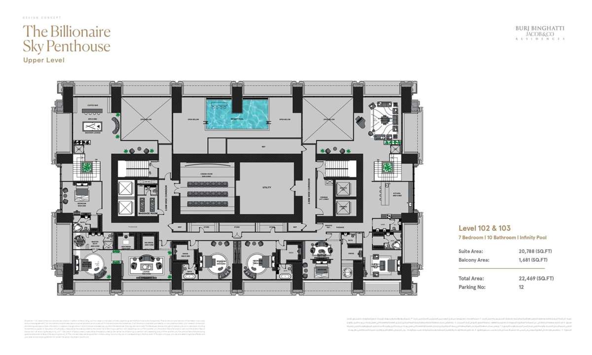 Fresh Look at Burj Binghatti Jacob Co Ultra Luxury 2 3Br Suites Penthouses