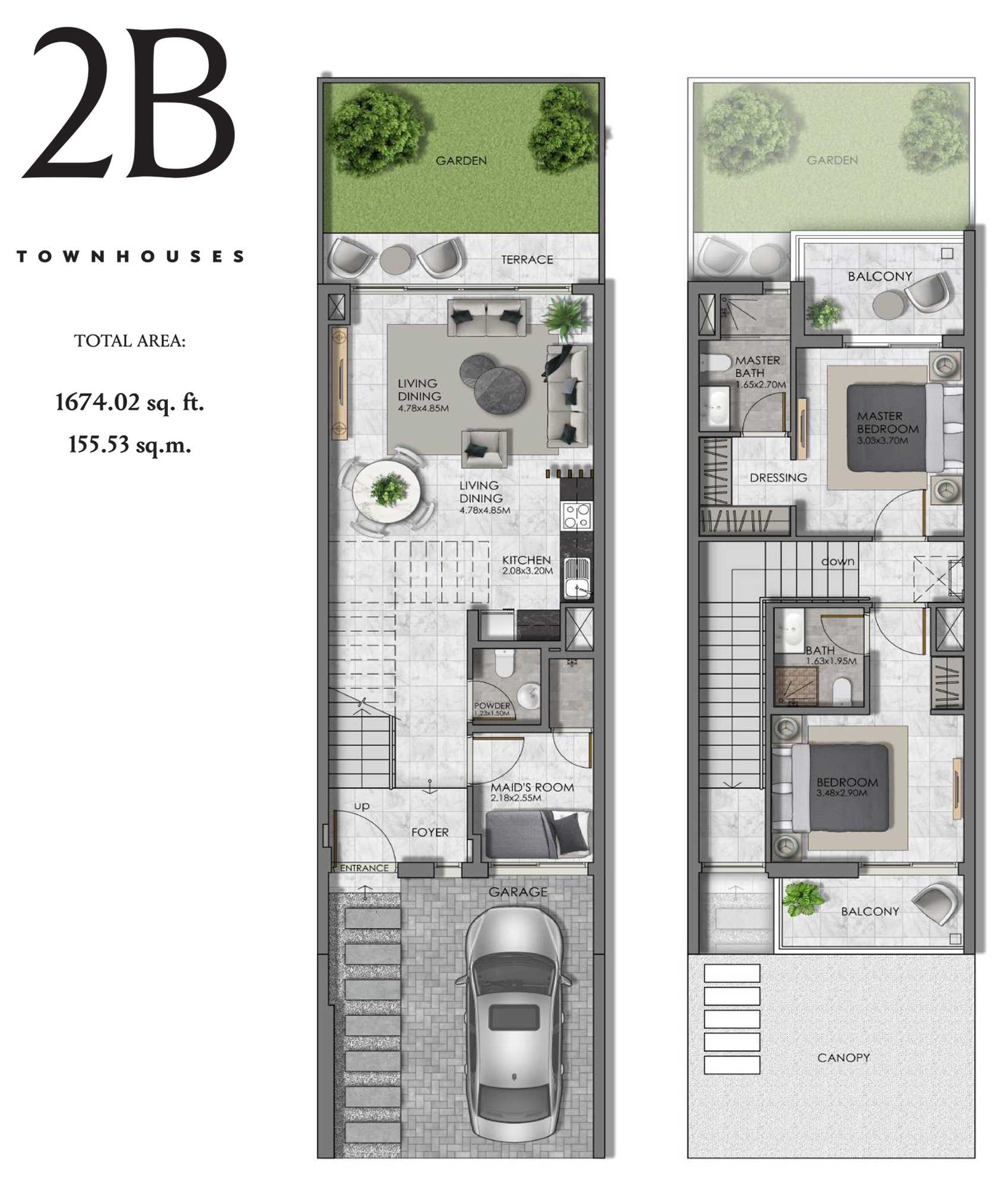 Type - 2B, Size 1,674.02 Sq. Ft