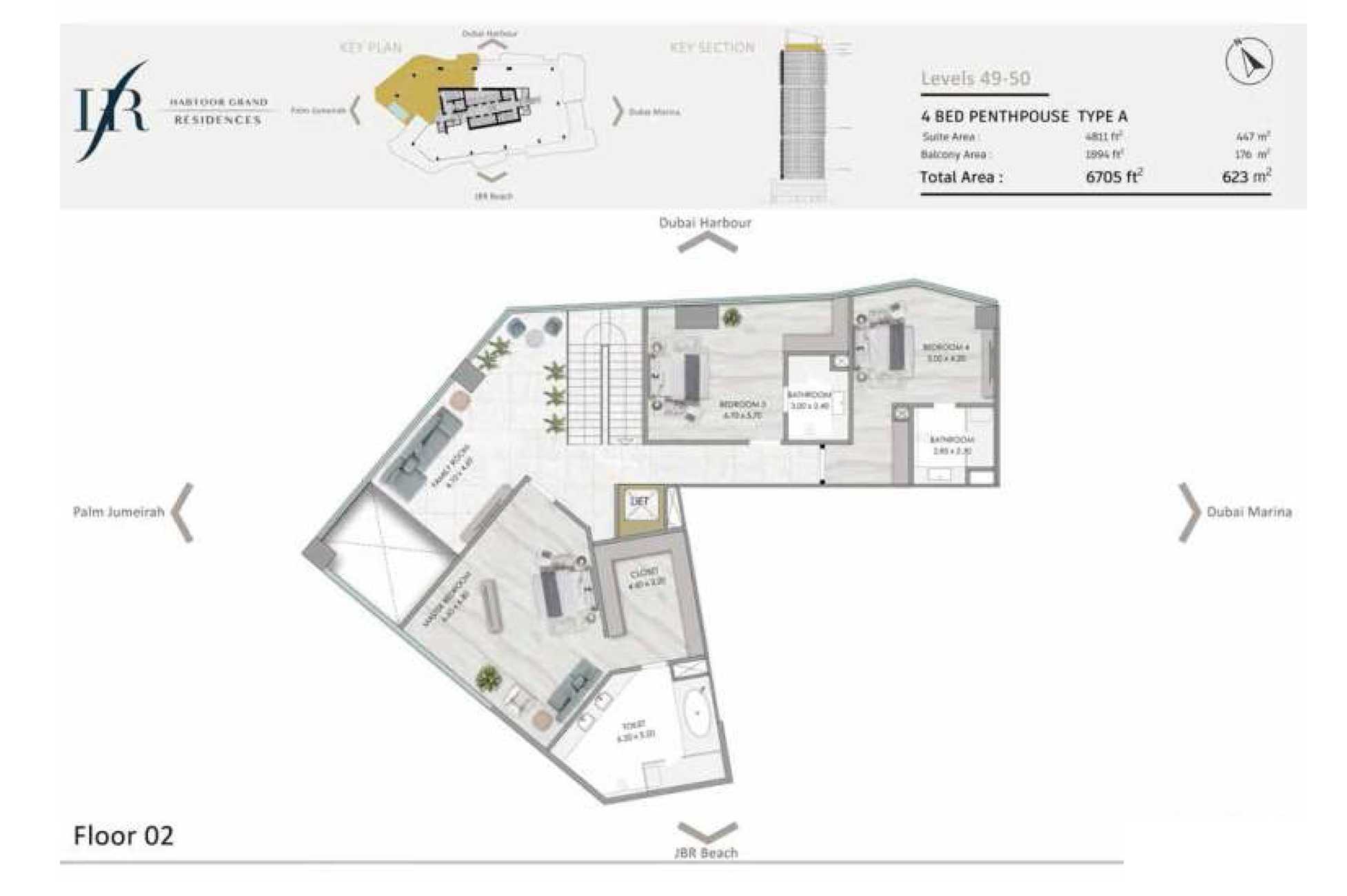Type A, Floor 2