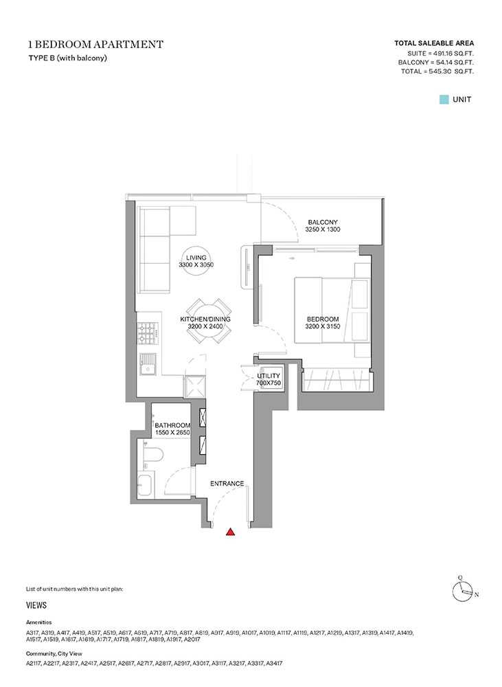 Type B - 1 BHK_copy_43