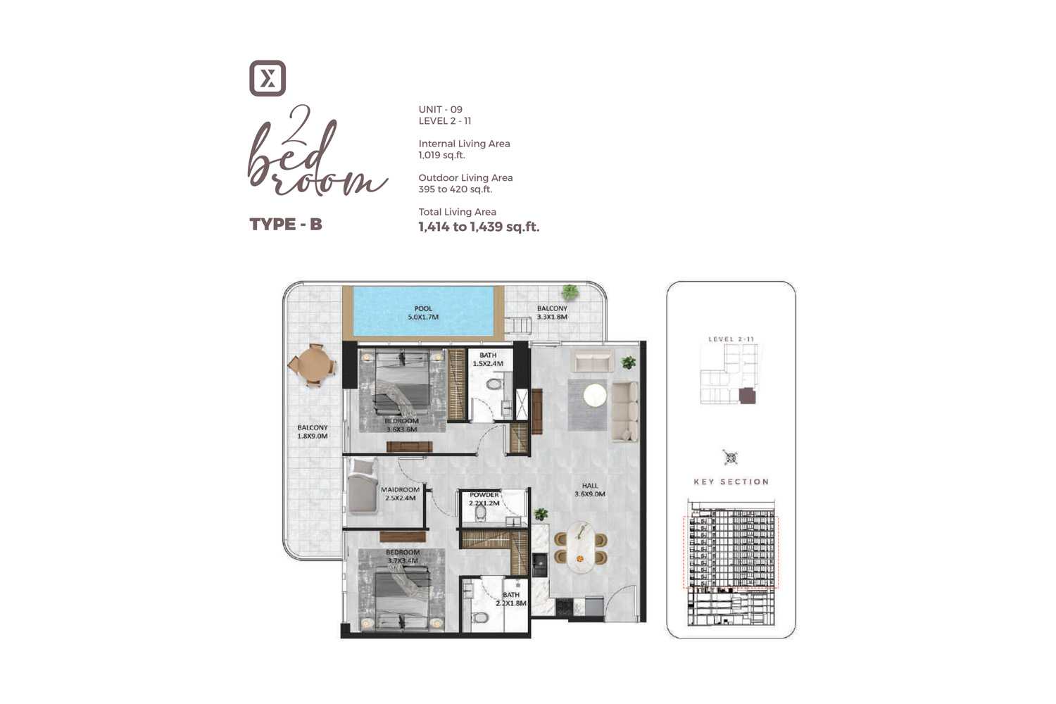 Type B, Unit 09, Level 2-11