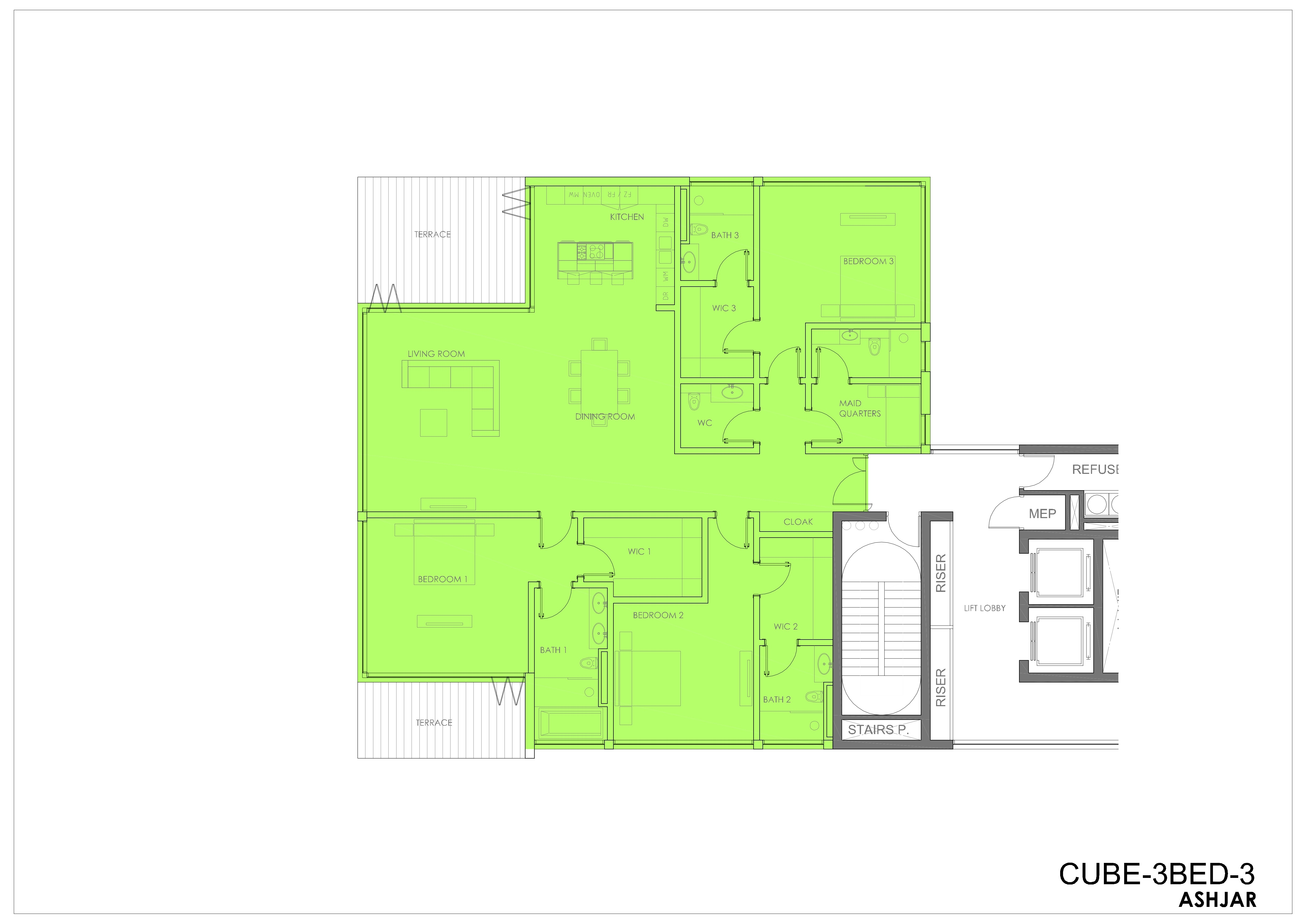 Type CUBE-F Floor Plan_copy
