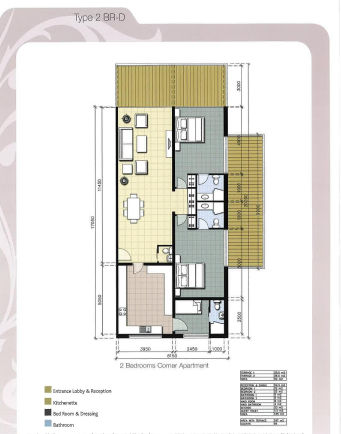 Type D Corner Apartment