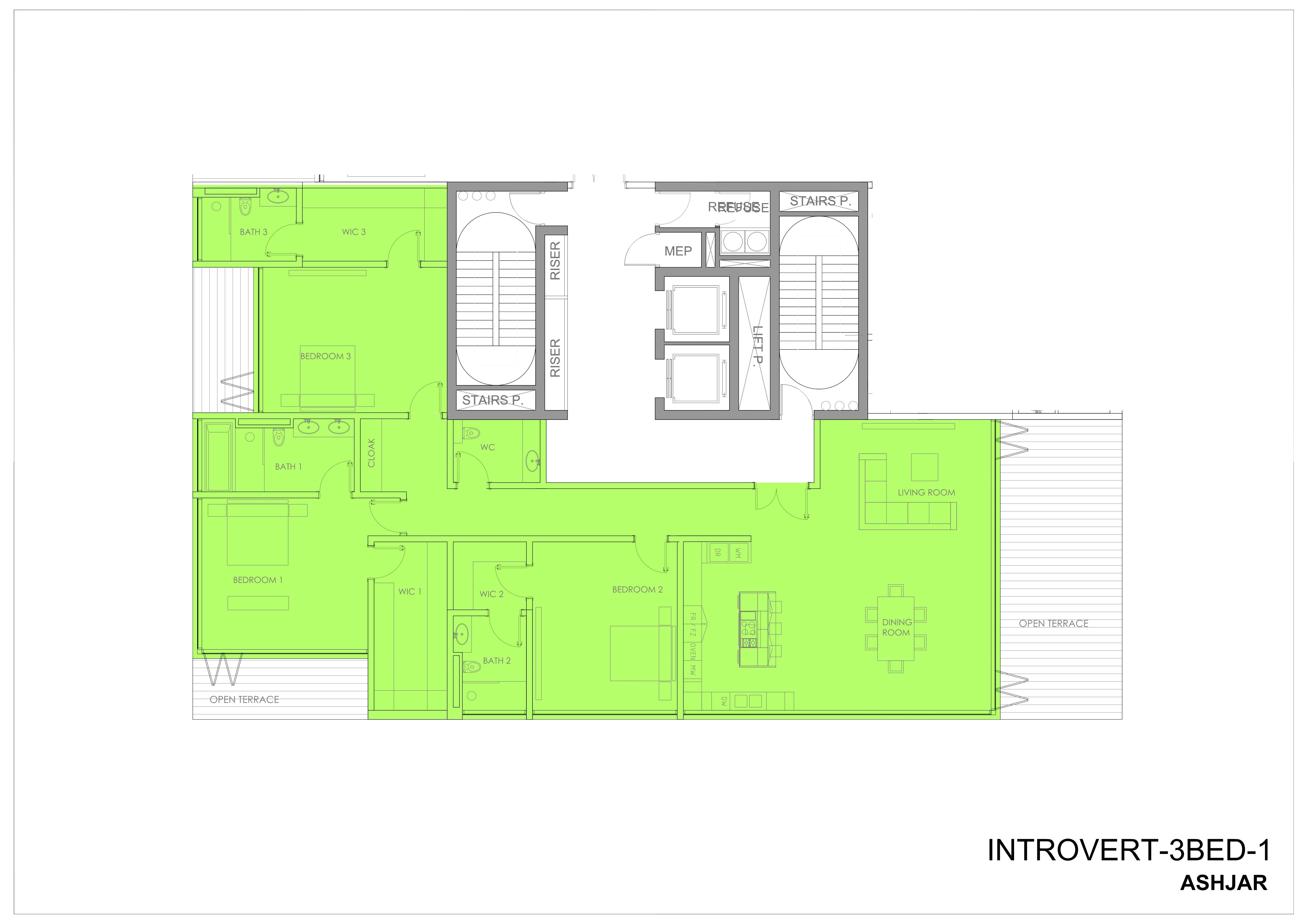 Type INTROVERT-G Floor Plan_