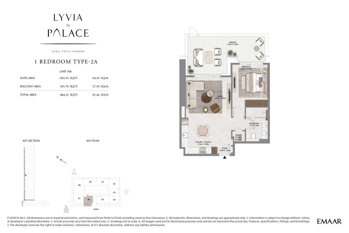 Lyvia By Palace in Green Gate, Dubai Creek Harbour, Dubai - Dubricks.