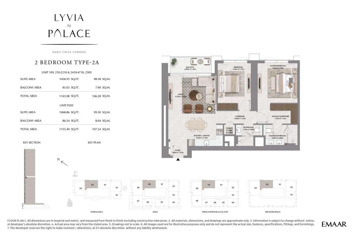 Lyvia By Palace | 1-3 bedroom Luxury Apartments | Dubai Creek Harbour|Dubai