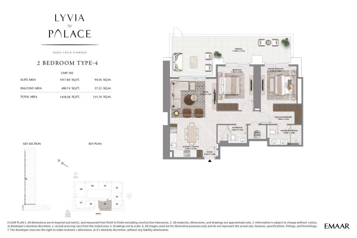 Lyvia By Palace | 1-3 bedroom Luxury Apartments | Dubai Creek Harbour|Dubai