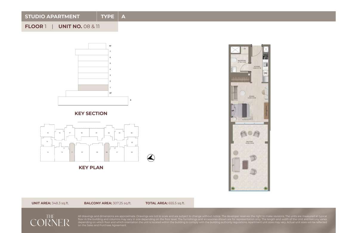 Unit 08-11 (Type A) - The Corner