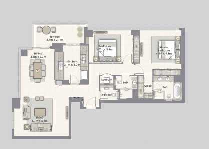 Unit 1 Level 4-15, 17-25 North t3