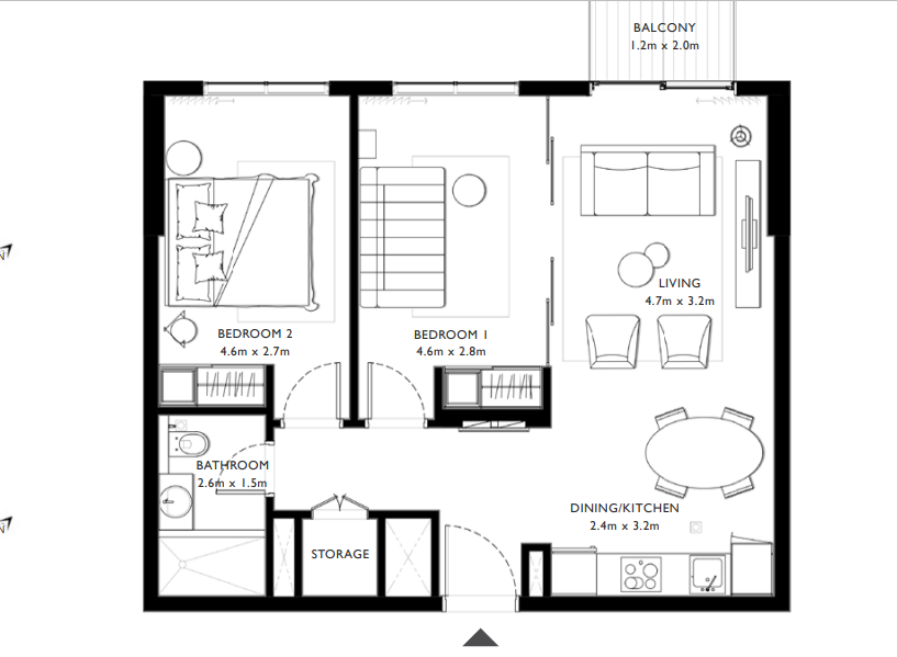 Unit 2 and 3 Floor Plan_95d9878c417f2e6c047e21e468164350