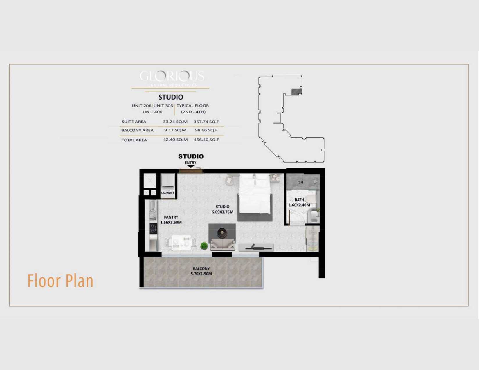 Unit 206,306,406